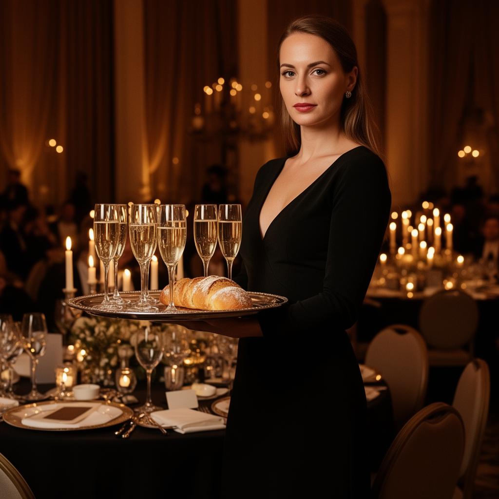 Hostess at VIP gala